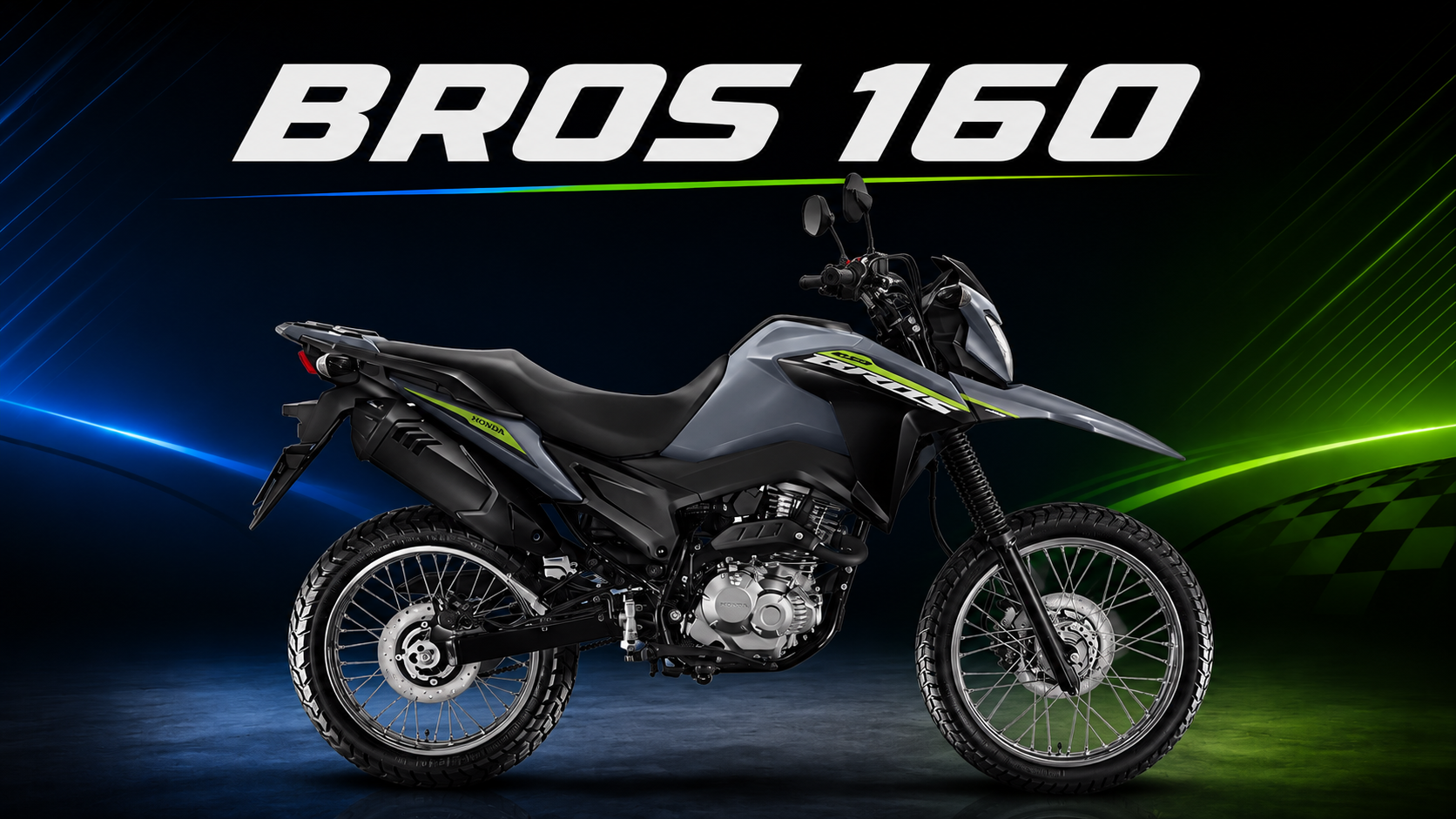 Honda BROZ vista lateral